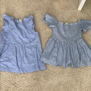 2 dressy shirts, Crewcuts/American Eagle 12/small